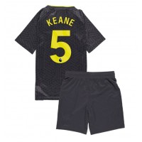 Echipament fotbal Everton Michael Keane #5 Tricou Deplasare 2024-25 pentru copii maneca scurta (+ Pantaloni scurti)